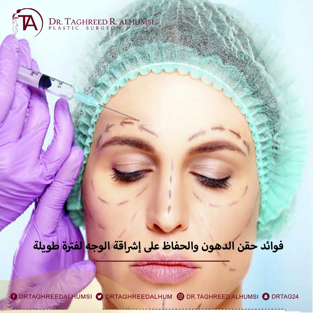 ترهل الوجة بعد حقن الدهون